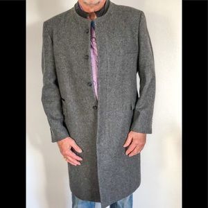 Paul Fredrick Wool Blend Overcoat